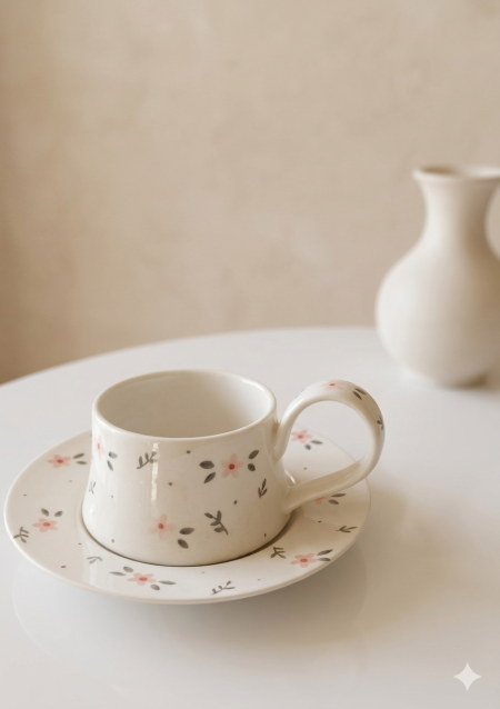 مج هاند ميد الورد والورق🪷