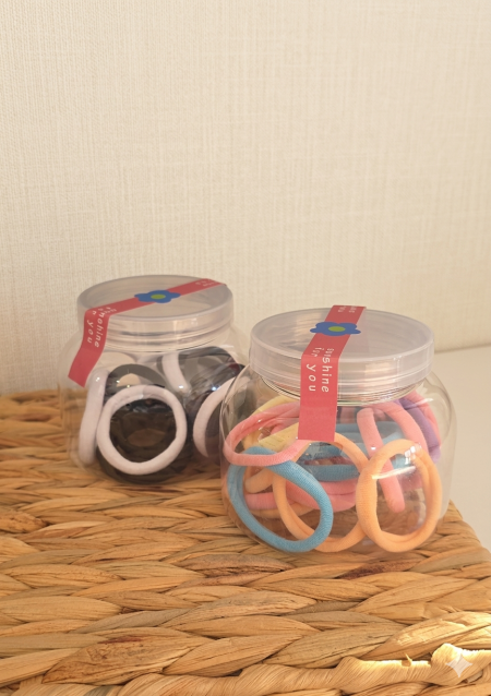 علبة ربطات شعر